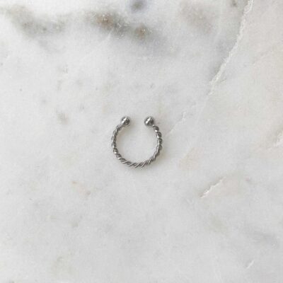 Boucles D’Oreilles Horace Jewelry  | Ear Cuff Torsade – Argent