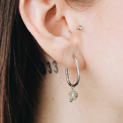 Boucles D’Oreilles Horace Jewelry  | Le Pendentif Labradorite