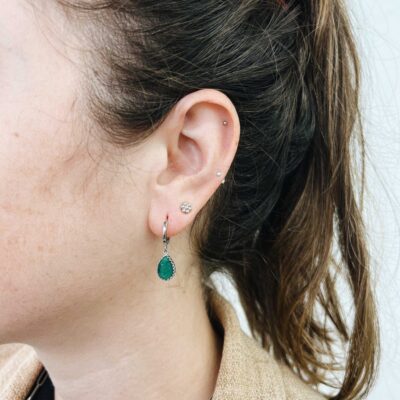 Boucles D’Oreilles Horace Jewelry  | Dipa – Emeraude